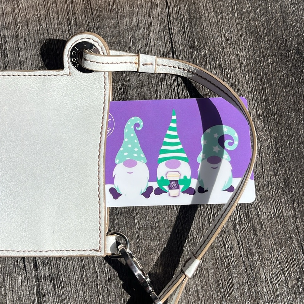 Auth. Tod’s White Leather Phone/Cards Case - Picture 11 of 16